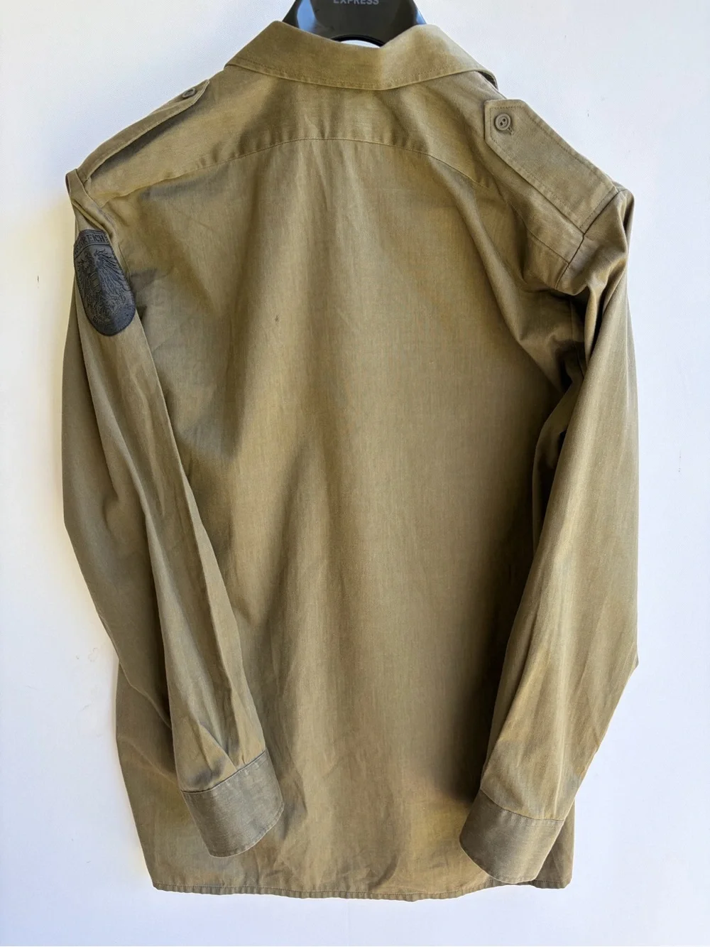 Vintage Austrian Army Field Shirt Overshirt Jacket Patch Utilitarian Gorpcore